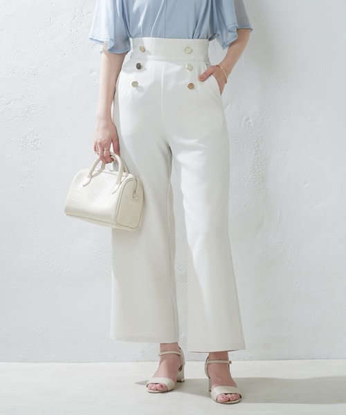 natural couture（ナチュラルクチュール）の「WEB限定/マリンワイドパンツ（その他パンツ・レディース・アイボリー/グリーン/ネイビー/オレンジ・FREE）」の11枚目の写真