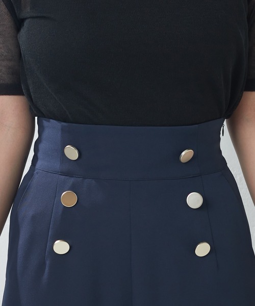 natural couture（ナチュラルクチュール）の「WEB限定/マリンワイドパンツ（その他パンツ・レディース・アイボリー/グリーン/ネイビー/オレンジ・FREE）」の7枚目の写真