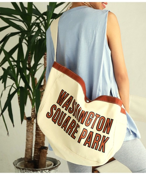セール プリント配色キャンバスショルダーバッグ ショルダーバッグ Anap Mimpi アナップミンピ のファッション通販 Zozotown