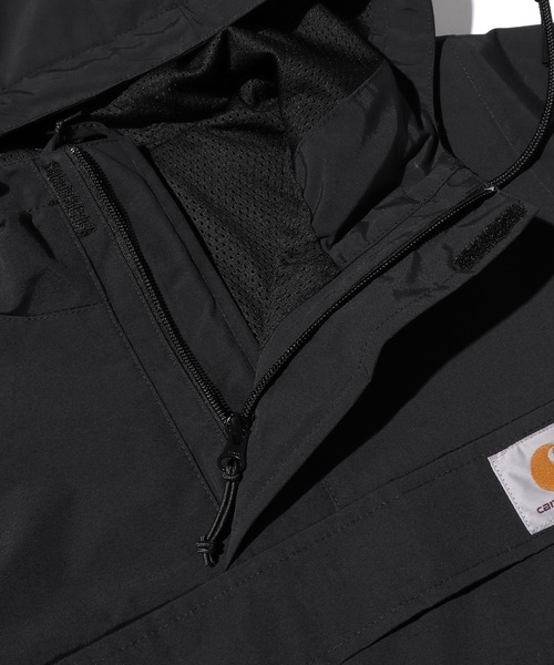 Carhartt WIP（カーハートダブリューアイピー）の「Carhartt WIP/カーハートダブリューアイピー NIMBUS PULLOVER アノラックジャケット（マウンテンパーカー・メンズ・ブラック・L/S/XL/M）」の8枚目の写真