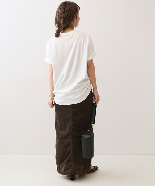 SLOBE IENA(スローブイエナ)の「【PARKIES/パーキーズ】 プリントTシャツ(Tシャツ/カットソー・レディース・ホワイト/ホワイト×ホワイト/ホワイト系その他・FREE)」の7枚目の写真