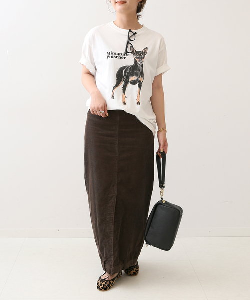 SLOBE IENA(スローブイエナ)の「【PARKIES/パーキーズ】 プリントTシャツ(Tシャツ/カットソー・レディース・ホワイト/ホワイト×ホワイト/ホワイト系その他・FREE)」の9枚目の写真