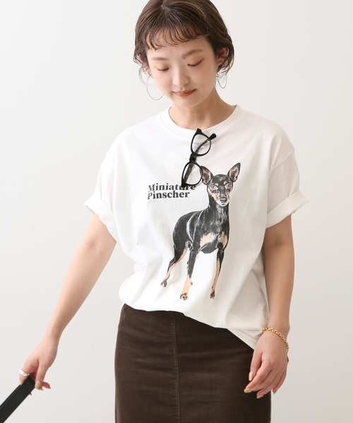SLOBE IENA(スローブイエナ)の「【PARKIES/パーキーズ】 プリントTシャツ(Tシャツ/カットソー・レディース・ホワイト/ホワイト×ホワイト/ホワイト系その他・FREE)」の11枚目の写真
