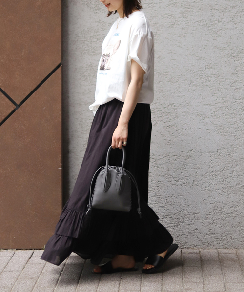 SLOBE IENA(スローブイエナ)の「【PARKIES/パーキーズ】 プリントTシャツ(Tシャツ/カットソー・レディース・ホワイト/ホワイト×ホワイト/ホワイト系その他・FREE)」の18枚目の写真