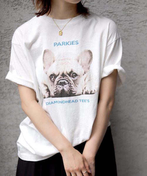 SLOBE IENA(スローブイエナ)の「【PARKIES/パーキーズ】 プリントTシャツ(Tシャツ/カットソー・レディース・ホワイト/ホワイト×ホワイト/ホワイト系その他・FREE)」の20枚目の写真