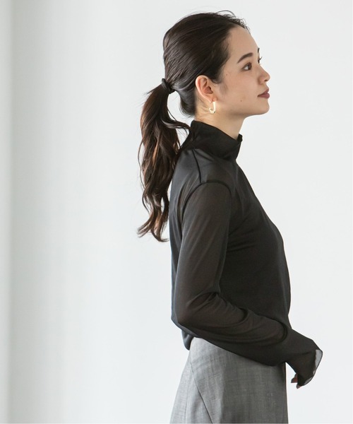 Noble（ノーブル）の「《追加4》シアースキニーハイネックTOPS