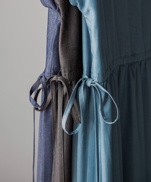 socolla（ソコラ）の「【socolla】デニムライクティアードワンピース（ワンピース・レディース・ブラック/ネイビー/ブルー・M）」の17枚目の写真