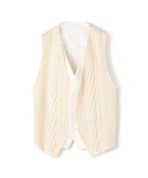 ■CABaN ツイードコンビベスト