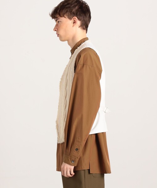 caban（キャバン）の「■CABaN ツイードコンビベスト（ベスト・メンズ・ホワイト・FREE）」の7枚目の写真