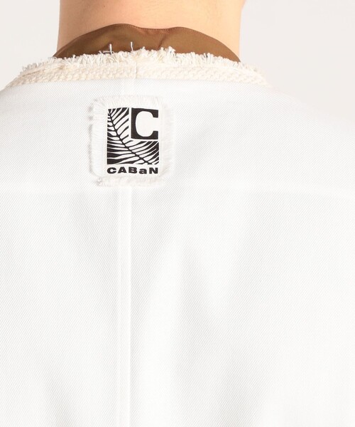 caban（キャバン）の「■CABaN ツイードコンビベスト（ベスト・メンズ・ホワイト・FREE）」の10枚目の写真
