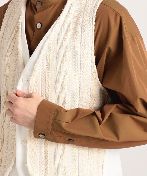 caban（キャバン）の「■CABaN ツイードコンビベスト（ベスト・メンズ・ホワイト・FREE）」の14枚目の写真