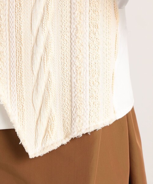 caban（キャバン）の「■CABaN ツイードコンビベスト（ベスト・メンズ・ホワイト・FREE）」の6枚目の写真