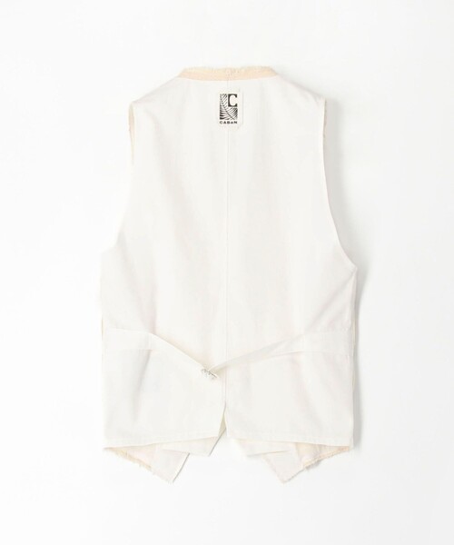 caban（キャバン）の「■CABaN ツイードコンビベスト（ベスト・メンズ・ホワイト・FREE）」の3枚目の写真