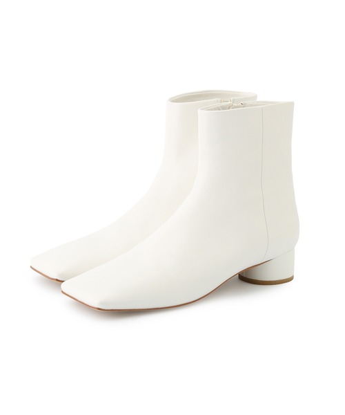 ADAM ET ROPE'（アダムエロペ）の「ワイドスクエアショートブーツ（ブーツ・レディース・カーキ/ホワイト・24.0cm/23.0cm/23.5cm/24.5cm）」の8枚目の写真