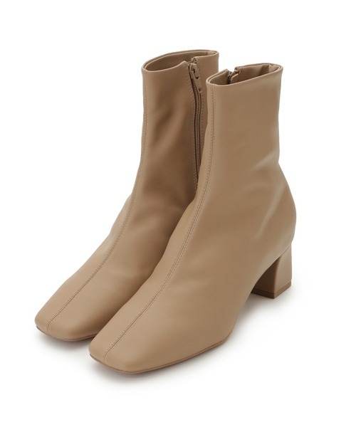 emmi(エミ)の「【emmi original】スクエアショートブーツ(ブーツ・レディース・ベージュ・22.5cm/23.5cm/24.5cm)」の21枚目の写真