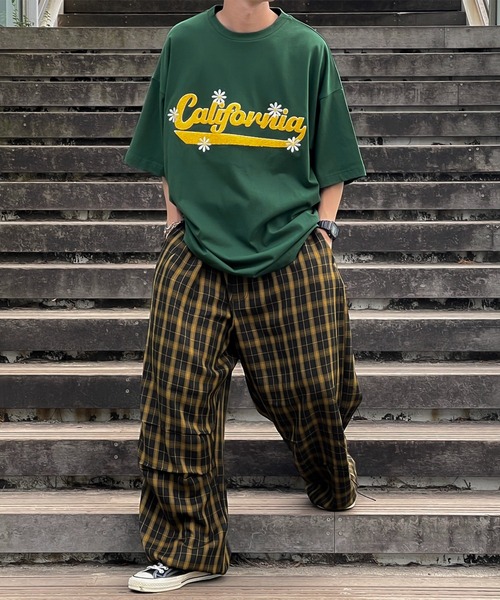 kutir(クティール)の「ワイドチェックスノーパンツ(カーゴパンツ・メンズ・ブラック/ベージュ/イエロー・SMALL/MEDIUM/LARGE)」の14枚目の写真