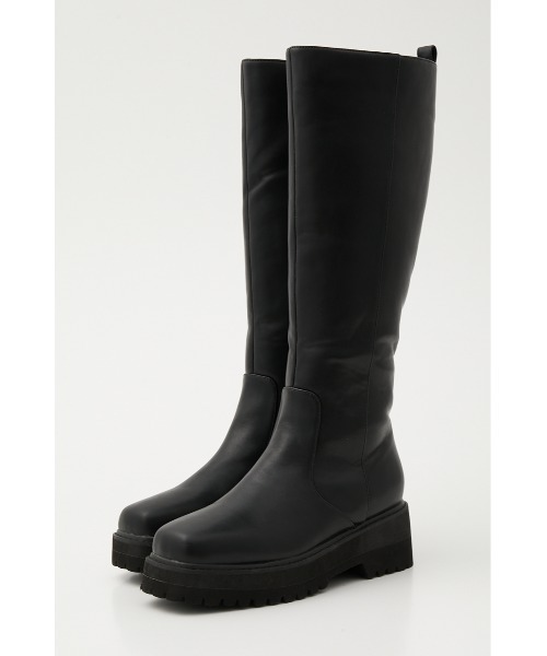 RODEO CROWNS WIDE BOWL(ロデオクラウンズワイドボウル)の「PLATFORM LONG BOOTS(ブーツ・レディース・ブラック・MEDIUM/LARGE/SMALL)」の10枚目の写真