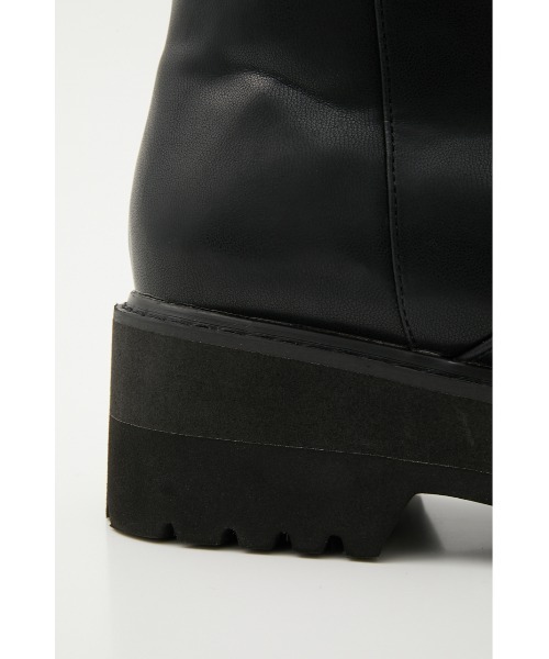 RODEO CROWNS WIDE BOWL(ロデオクラウンズワイドボウル)の「PLATFORM LONG BOOTS(ブーツ・レディース・ブラック・MEDIUM/LARGE/SMALL)」の6枚目の写真