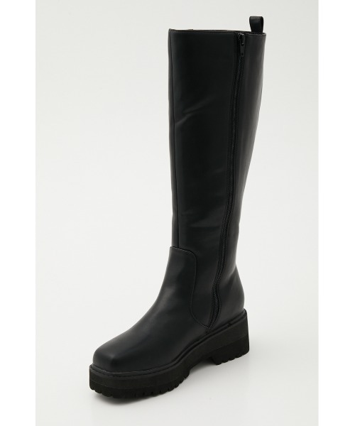RODEO CROWNS WIDE BOWL(ロデオクラウンズワイドボウル)の「PLATFORM LONG BOOTS(ブーツ・レディース・ブラック・MEDIUM/LARGE/SMALL)」の4枚目の写真