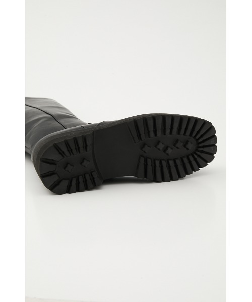 RODEO CROWNS WIDE BOWL(ロデオクラウンズワイドボウル)の「PLATFORM LONG BOOTS(ブーツ・レディース・ブラック・MEDIUM/LARGE/SMALL)」の7枚目の写真