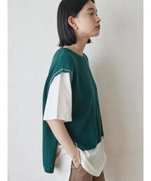 AMERICAN HOLIC | SET ニットベスト+カットプルオーバー(Tシャツ/カットソー)