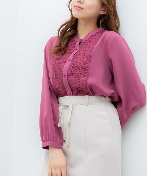 レース使いブラウス シャツ ブラウス Honeys ハニーズ のファッション通販 Zozotown