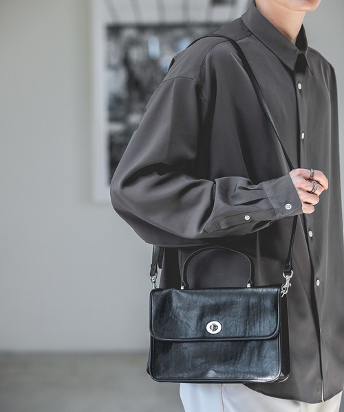 RAGEBLUE（レイジブルー）の「ヴィンテージハンドバッグ（ハンドバッグ・メンズ・ブラック/ブラウン・ONE SIZE）」の6枚目の写真