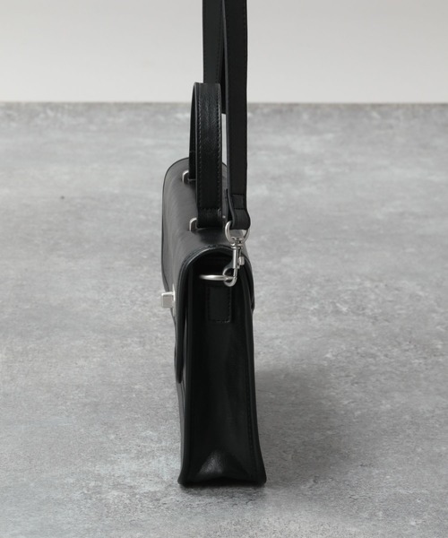 RAGEBLUE（レイジブルー）の「ヴィンテージハンドバッグ（ハンドバッグ・メンズ・ブラック/ブラウン・ONE SIZE）」の3枚目の写真