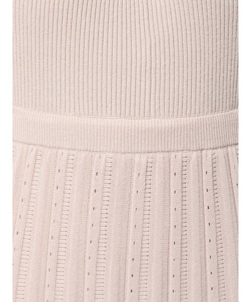 MERCURYDUO（マーキュリーデュオ）の「2WAYスリットフレアニットワンピース（ワンピース・レディース・ブラック/ベージュ/レッド・SMALL/MEDIUM）」の12枚目の写真