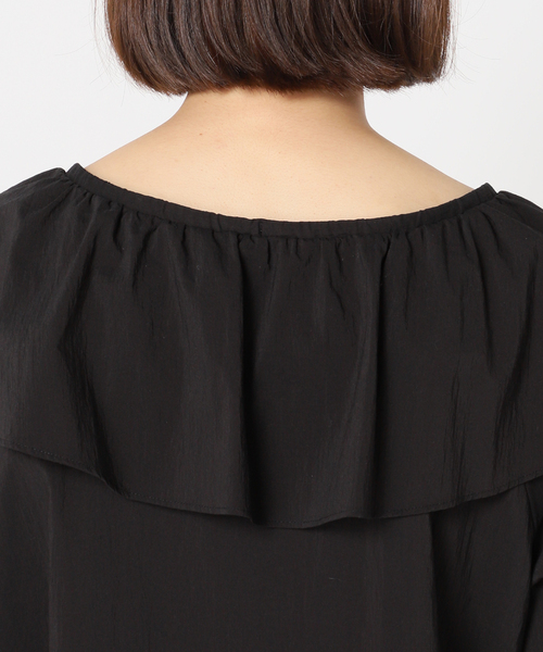 CITYSHOP（シティーショップ）の「CHIRIMEN TYPEWRITER ブラウス