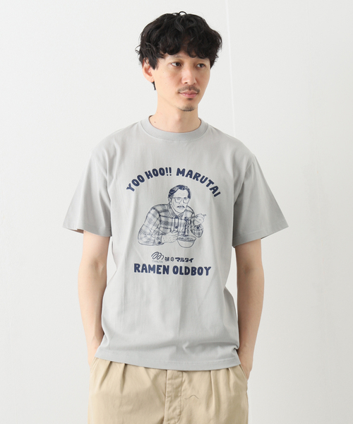JOURNAL STANDARD（ジャーナルスタンダード）の「YOOHOO store マルタイ×JS ドンブリプリントTシャツ（Tシャツ/カットソー）」 WEAR