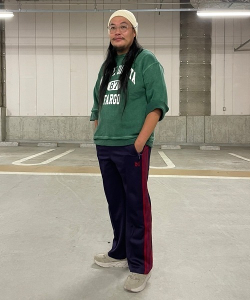 CAL O LINE(キャルオーライン)の「CAL O LINE /キャルオーライン FARGO 87 CUT-OFF SWEAT スウェット(スウェット・メンズ・グリーン/ブラック・M/L/XL)」の6枚目の写真