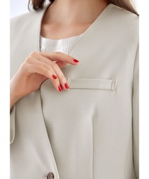 STYLE DELI（スタイルデリ）の「【Made in JAPAN】ノーカラー