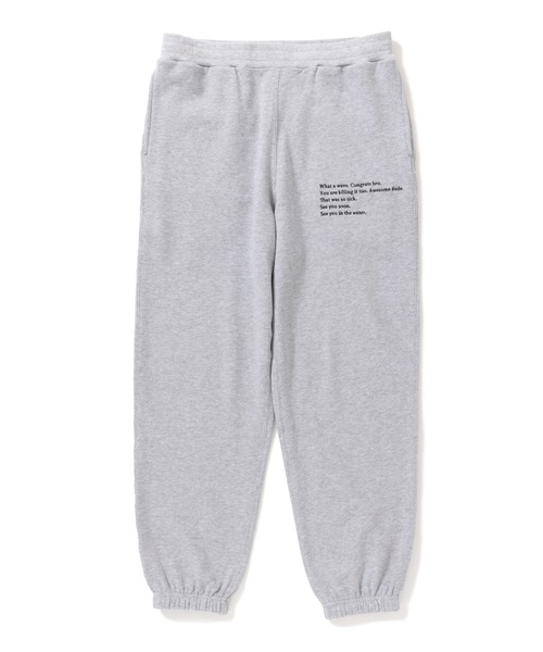 MAGIC NUMBER（マジック ナンバー）の「【MAGIC NUMBER】WATERMAN CREW SWEAT PANT（スウェットパンツ・メンズ・ヘザーグレー/ブラック・MEDIUM/LARGE/X-LARGE）」の2枚目の写真