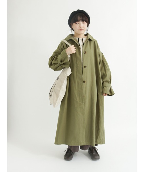 Samansa Mos2（サマンサ モスモス）の「パイピングセーラー襟ブラウス（シャツ/ブラウス・レディース・オフホワイト/チャコール/キナリ・ﾌﾘ-）」の9枚目の写真