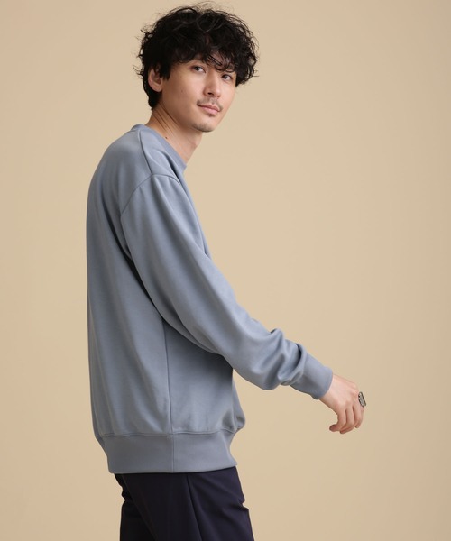 NANO universe（ナノユニバース）の「LB.04/ポンチクルーネック（Tシャツ/カットソー・メンズ・ブルーグレー/チャコール/グレー系その他4・S/M/L）」の5枚目の写真