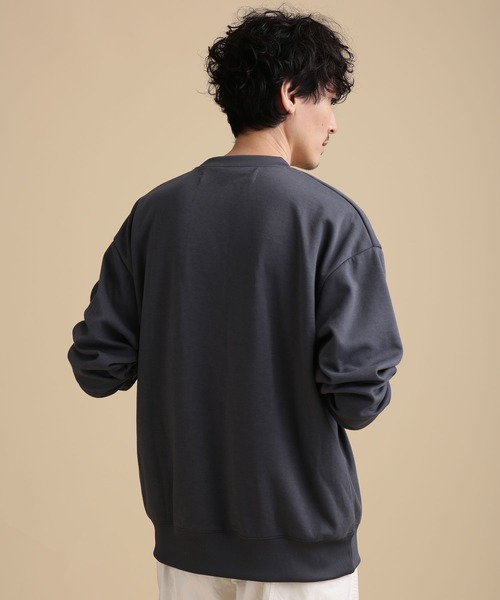 NANO universe（ナノユニバース）の「LB.04/ポンチクルーネック（Tシャツ/カットソー・メンズ・ブルーグレー/チャコール/グレー系その他4・S/M/L）」の8枚目の写真