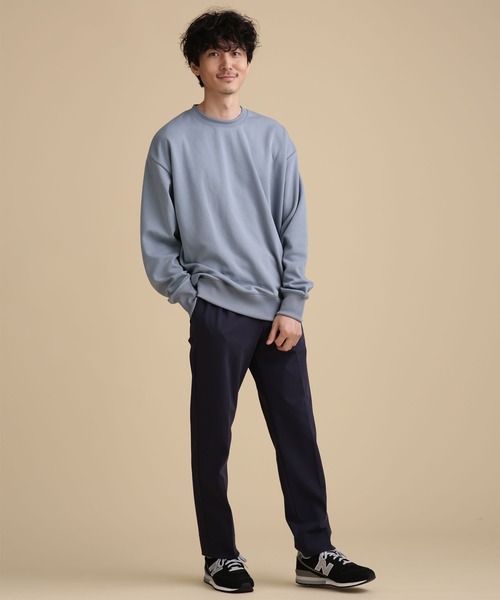 NANO universe（ナノユニバース）の「LB.04/ポンチクルーネック（Tシャツ/カットソー・メンズ・ブルーグレー/チャコール/グレー系その他4・S/M/L）」の9枚目の写真