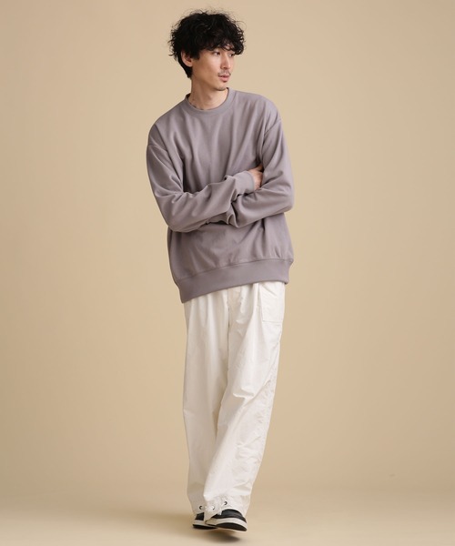 NANO universe（ナノユニバース）の「LB.04/ポンチクルーネック（Tシャツ/カットソー・メンズ・ブルーグレー/チャコール/グレー系その他4・S/M/L）」の10枚目の写真