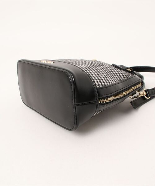 MISCH MASCH（ミッシュマッシュ）の「フロントビットミニバッグ（ハンドバッグ・レディース・ブラック/ブラウン/ホワイト×ブラック・FREE）」の16枚目の写真