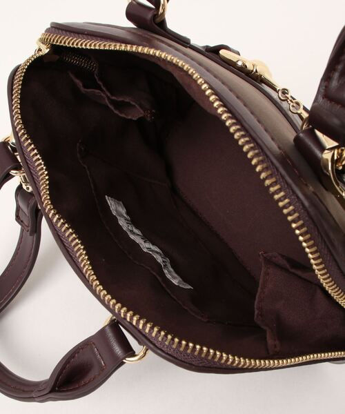 MISCH MASCH（ミッシュマッシュ）の「フロントビットミニバッグ（ハンドバッグ・レディース・ブラック/ブラウン/ホワイト×ブラック・FREE）」の19枚目の写真