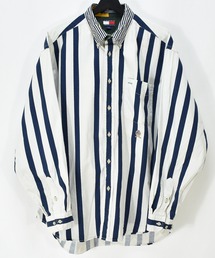 TOMMY HILFIGER | 【ヴィンテージ古着】TOMMY HILFIGER / トミーヒルフィガー ストライプ ボタンダウンシャツ(シャツ/ブラウス)