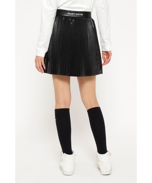 新品パーリーゲイツ プリーツスカート ロイヤルレザー S PEARLY GATES（パーリーゲイツ）の「【PEARLY GATES】フェイク