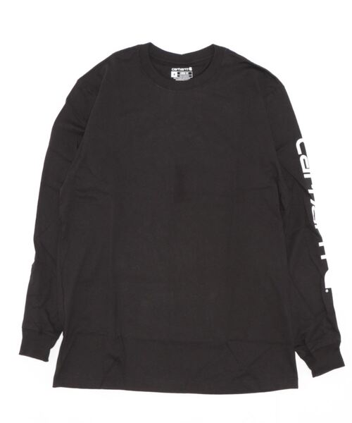 Carhartt(カーハート)の「Carhartt/ カーハート / M LseFit HW LS Slve Grphc Tshrt / K231(Tシャツ/カットソー・レディース・ブラック/グレー/ネイビー/バーガンディー・MEDIUM/LARGE/X-LARGE/SMALL)」の2枚目の写真