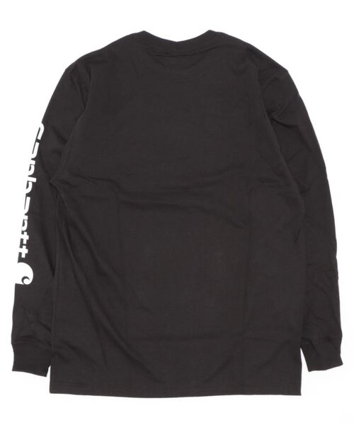 Carhartt(カーハート)の「Carhartt/ カーハート / M LseFit HW LS Slve Grphc Tshrt / K231(Tシャツ/カットソー・レディース・ブラック/グレー/ネイビー/バーガンディー・MEDIUM/LARGE/X-LARGE/SMALL)」の5枚目の写真