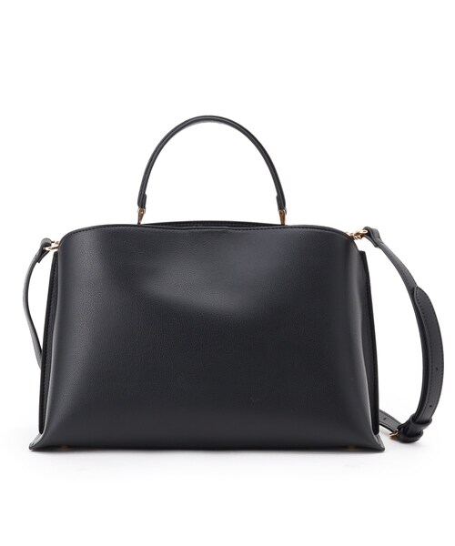 UNTITLED（アンタイトル）の「◆【セレモニー／通勤】トラペーズショルダーバッグ＜オンオフどちらも＞（ショルダーバッグ・レディース・ブラック/ブラウン系その他/ブルー・99）」の2枚目の写真