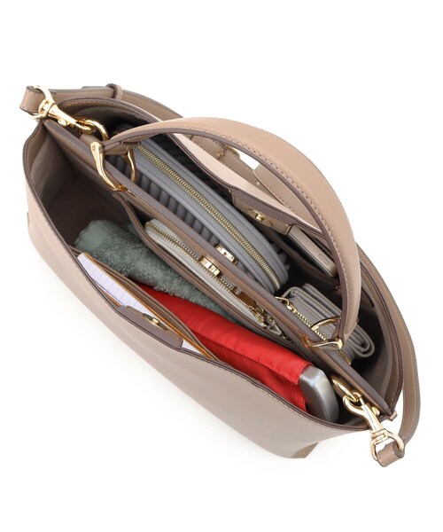 UNTITLED（アンタイトル）の「◆【セレモニー／通勤】トラペーズショルダーバッグ＜オンオフどちらも＞（ショルダーバッグ・レディース・ブラック/ブラウン系その他/ブルー・99）」の14枚目の写真