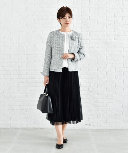 UNTITLED（アンタイトル）の「◆【セレモニー／通勤】トラペーズショルダーバッグ＜オンオフどちらも＞（ショルダーバッグ・レディース・ブラック/ブラウン系その他/ブルー・99）」の21枚目の写真