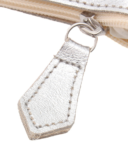 ROSE BUD（ローズバッド）の「(COSMIQUE GLOBAL)CB-13-1188 HERRINGBONE CLUTCH（クラッチバッグ・レディース・グレー/グリーン/オレンジ・ONE SIZE）」の6枚目の写真