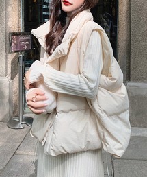 AsRiRe | 【AsRiRe】スタンドネック 中綿ベスト(ダウンベスト)